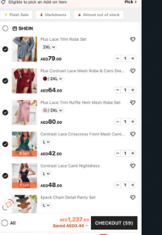 Shein New Order 59 Products